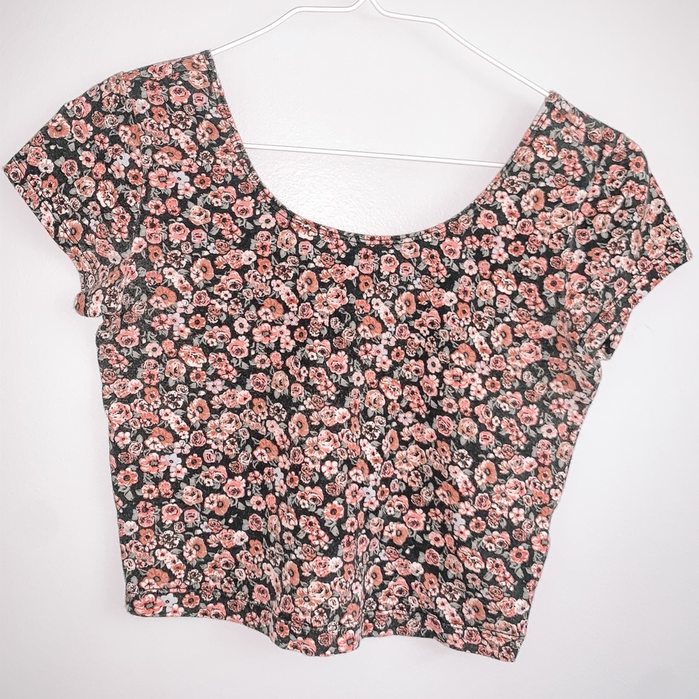 Garage Floral Crop Top